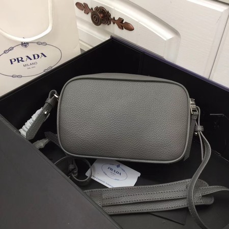 Prada Calf leather shoulder bag 1841 grey