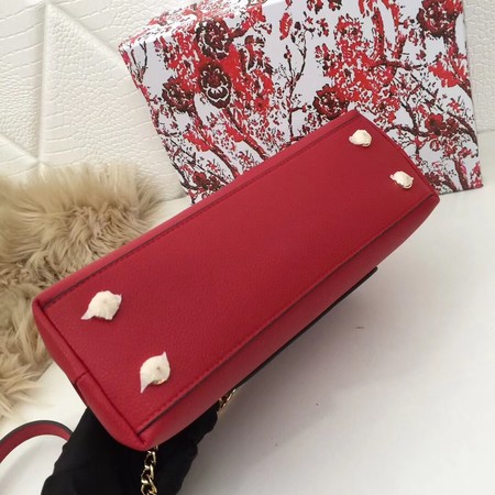 Prada Calf leather shoulder bag 82501 red