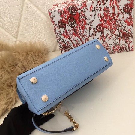 Prada Calf leather shoulder bag 82501 sky blue