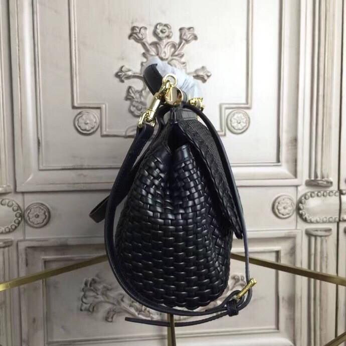 Dolce & Gabbana Origianl Wicker Bag DG8632 Black