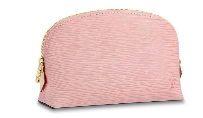 Louis vuitton original Epi Leather COSMETIC POUCH PM M52030 pink Rose Ballerine