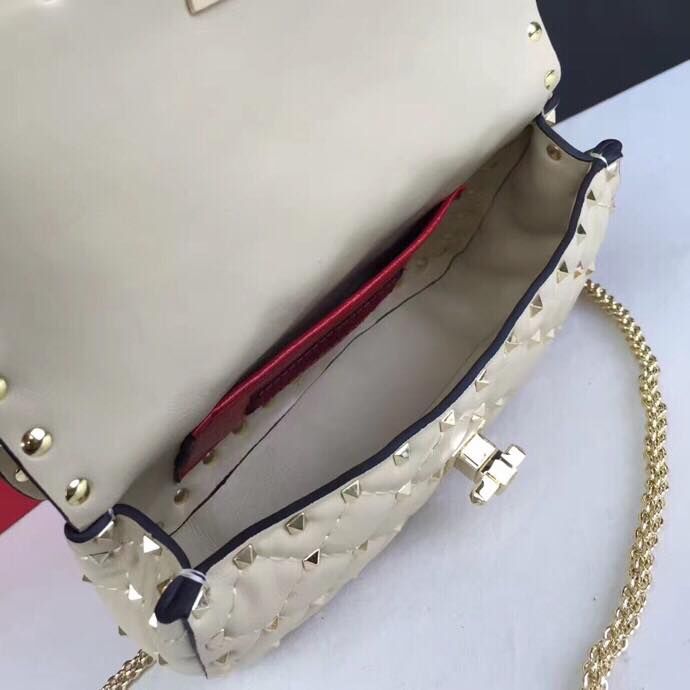 VALENTINO leather bag 0051 White