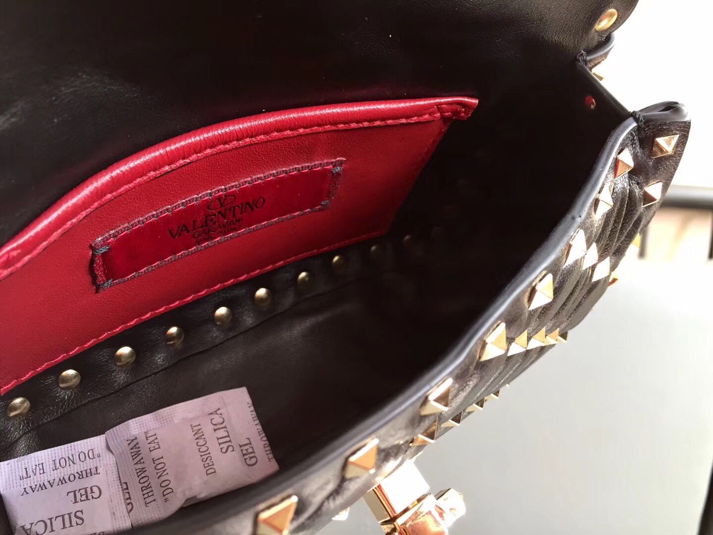 VALENTINO leather bag 0051 black