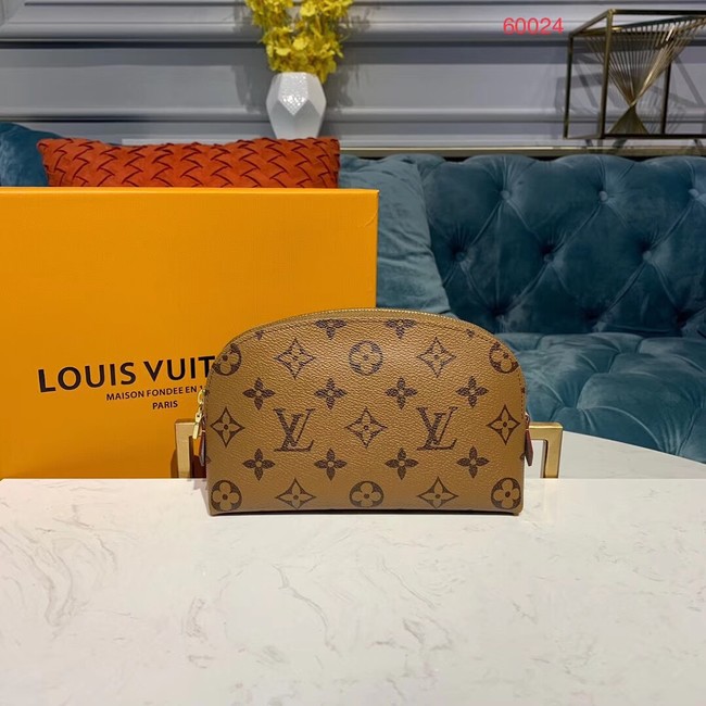 Louis vuitton original Monogram COSMETIC POUCH PM M52030 yellow