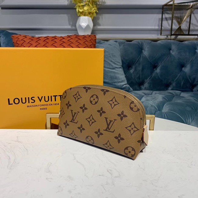 Louis vuitton original Monogram COSMETIC POUCH PM M52030 yellow