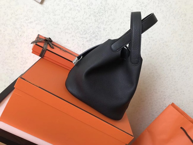 Hermes Picotin Lock PM Bags Original Leather H8688 black