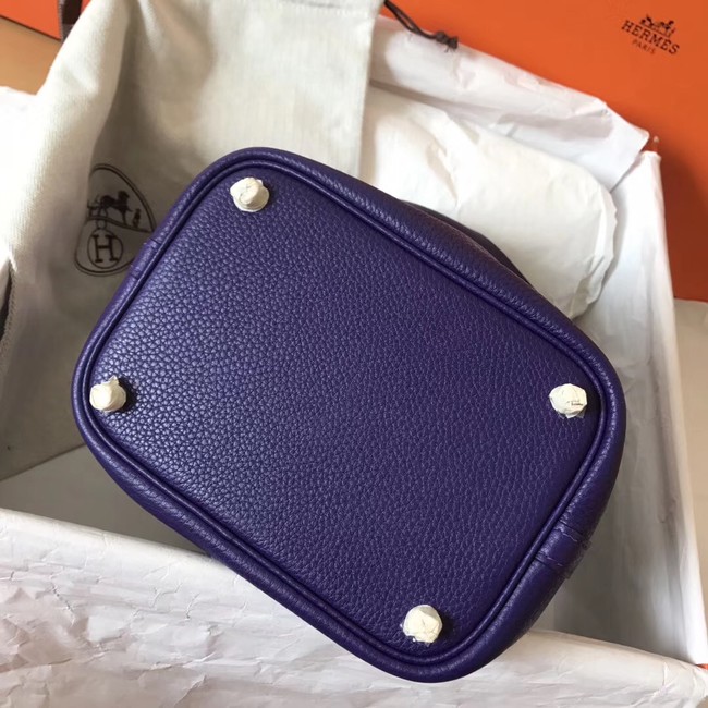 Hermes Picotin Lock PM Bags Original Leather H8688 violet