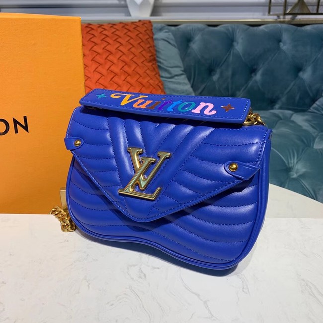 LOUIS VUITTON NEW WAVE CHAIN BAG PM M53924 Bleu Neon