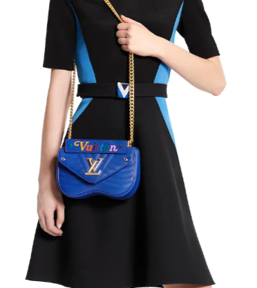 LOUIS VUITTON NEW WAVE CHAIN BAG PM M53924 Bleu Neon