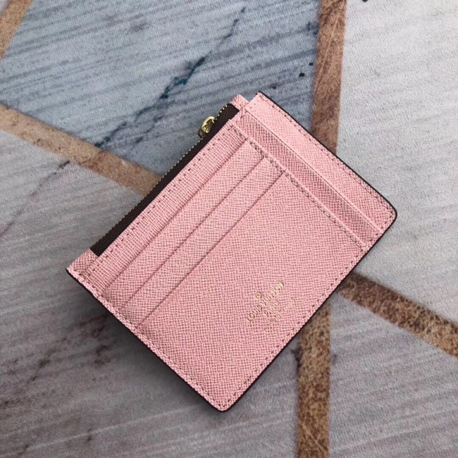 Louis Vuitton ZIPPED CARD HOLDER M66531 Pink