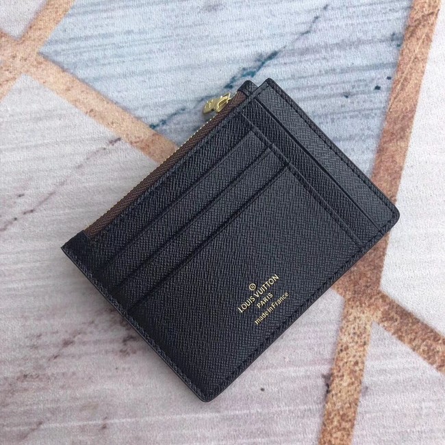 Louis Vuitton ZIPPED CARD HOLDER M66531 black
