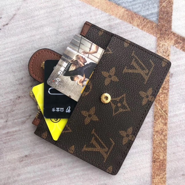 Louis Vuitton ZIPPED CARD HOLDER M66531 brown