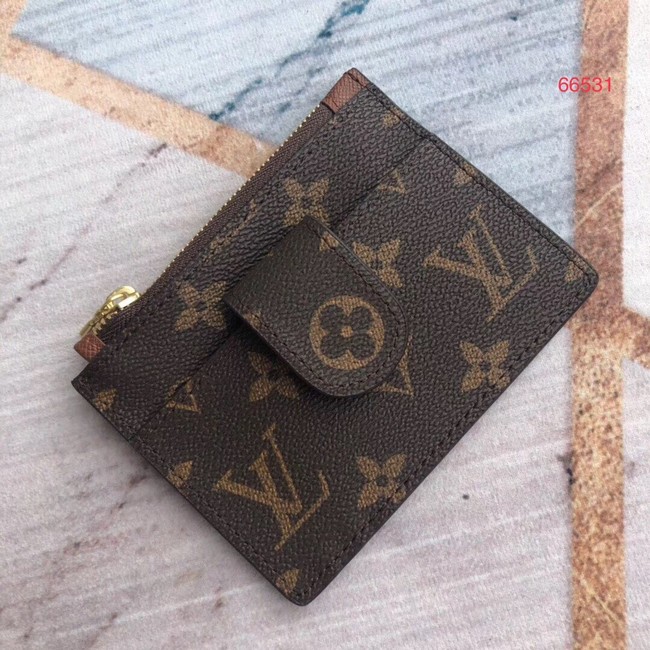 Louis Vuitton ZIPPED CARD HOLDER M66531 brown