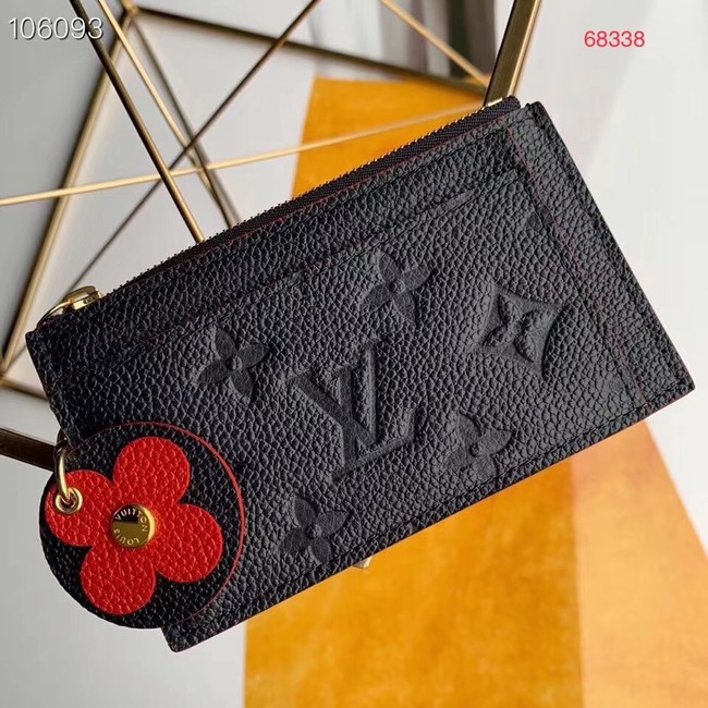 Louis Vuitton ZIPPED CARD HOLDER M68338 Navy Blue