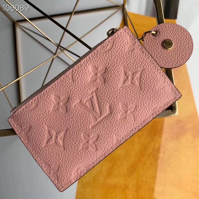 Louis Vuitton ZIPPED CARD HOLDER M68338 pink