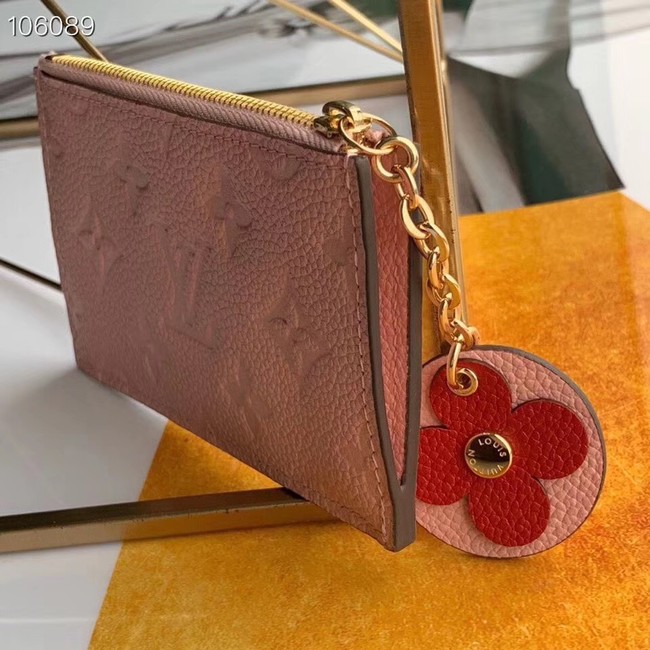 Louis Vuitton ZIPPED CARD HOLDER M68338 pink
