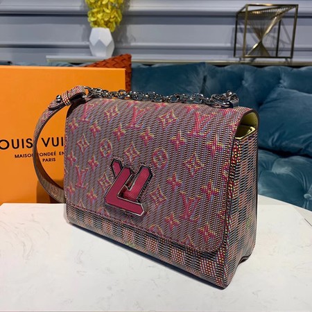 Louis Vuitton M55480 Twist MM Original Leather Monogram Pop Pink