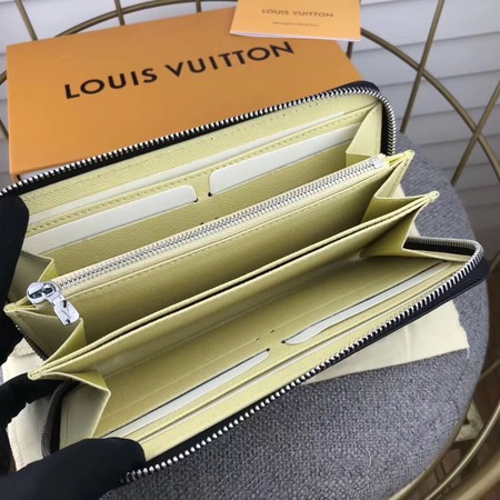 Louis Vuitton M68621 Zippy Wallet Damier Canvas Pop Blue