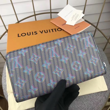 Louis Vuitton M68621 Zippy Wallet Monogram Pop Blue
