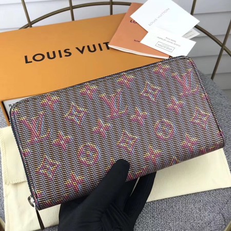 Louis Vuitton M68621 Zippy Wallet Monogram Pop Pink