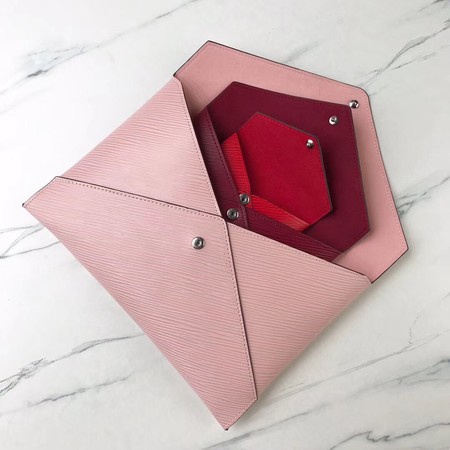 Louis Vuitton POCHETTE KIRIGAMI M64186 Pink Red Rose