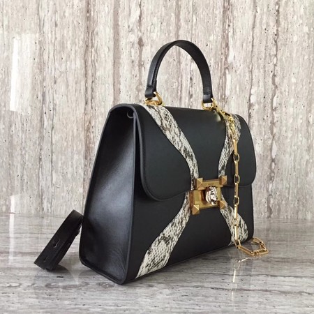 Gucci GG original medium top handle bag 476435 black