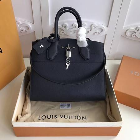 Louis Vuitton Original Leather CITY STEAMER PM M55062 Black