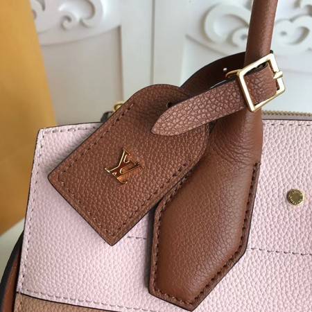 Louis Vuitton Original Leather CITY STEAMER PM M55062 Pink&Apricot