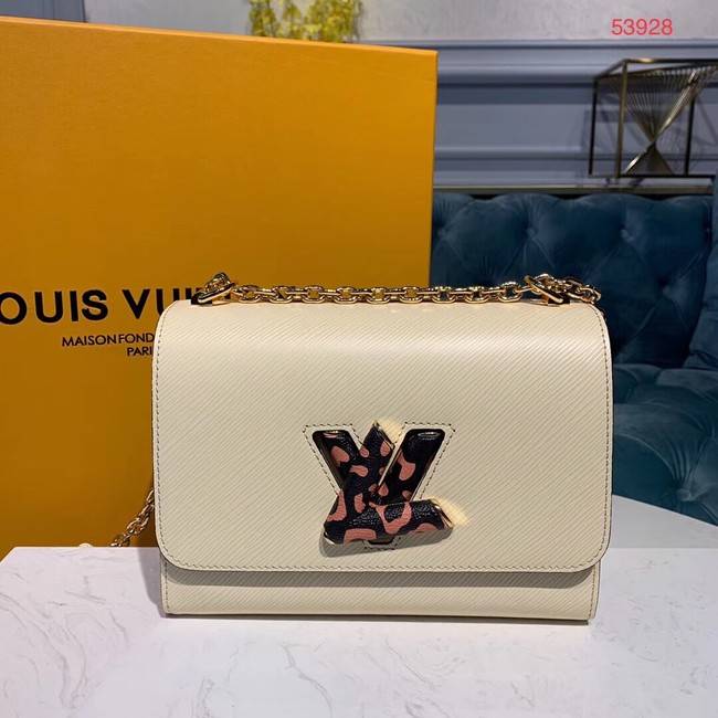 Louis Vuitton TWIST EPI Leather Bag M53928 White