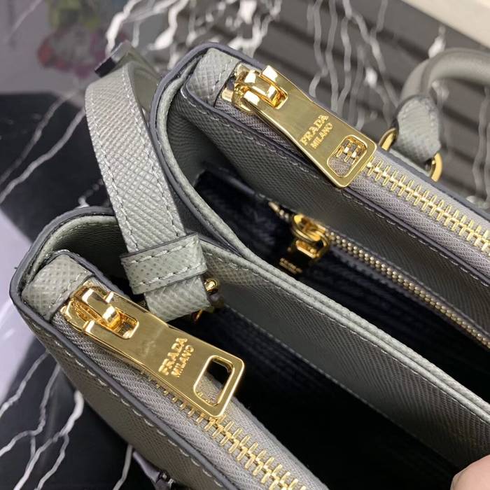 Prada Galleria Saffiano Leather Bag 1BA232 Grey