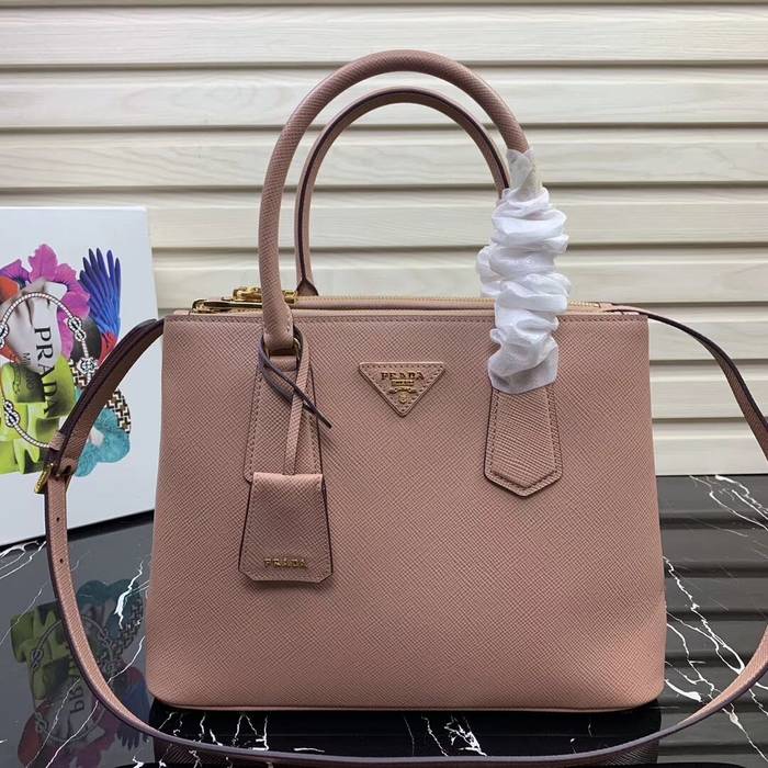 Prada Galleria Saffiano Leather Bag 1BA232 Pink