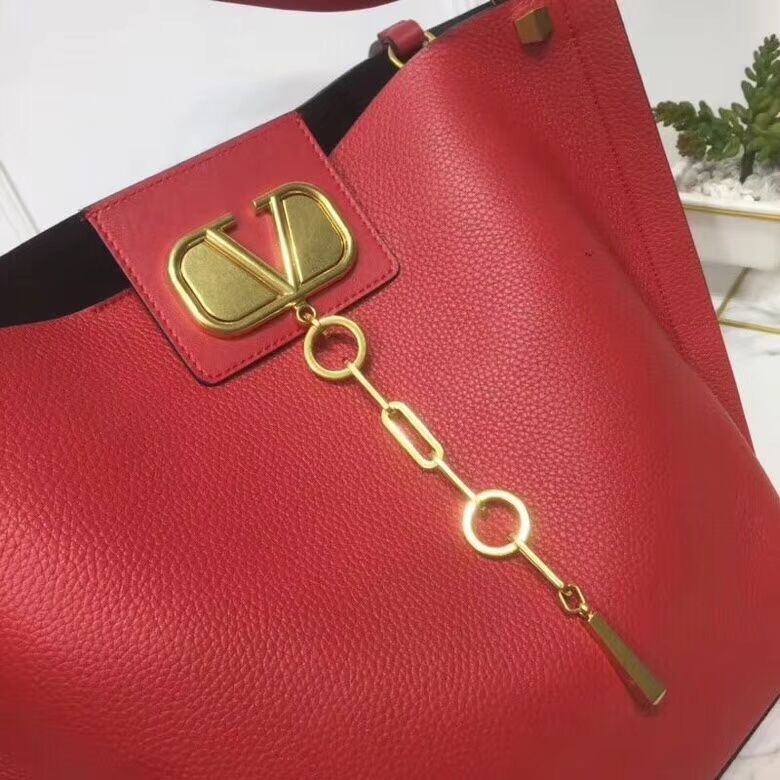 VALENTINO Origianl Leather Bag V0008 Red