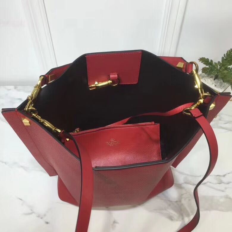 VALENTINO Origianl Leather Bag V0008 Red