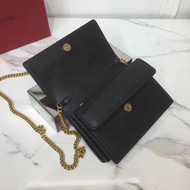 VALENTINO Origianl Leather Bag V0009 Black