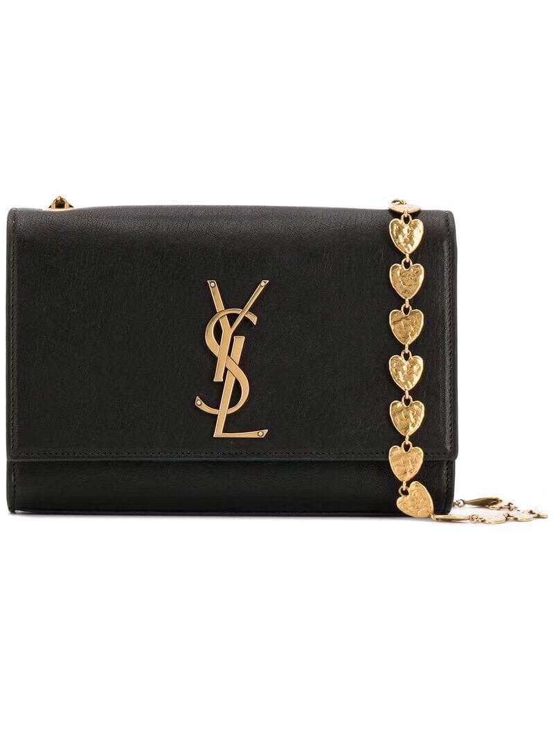 Yves Saint Laurent Kate Small Original Leather Shoulder Bag Y517023 Black