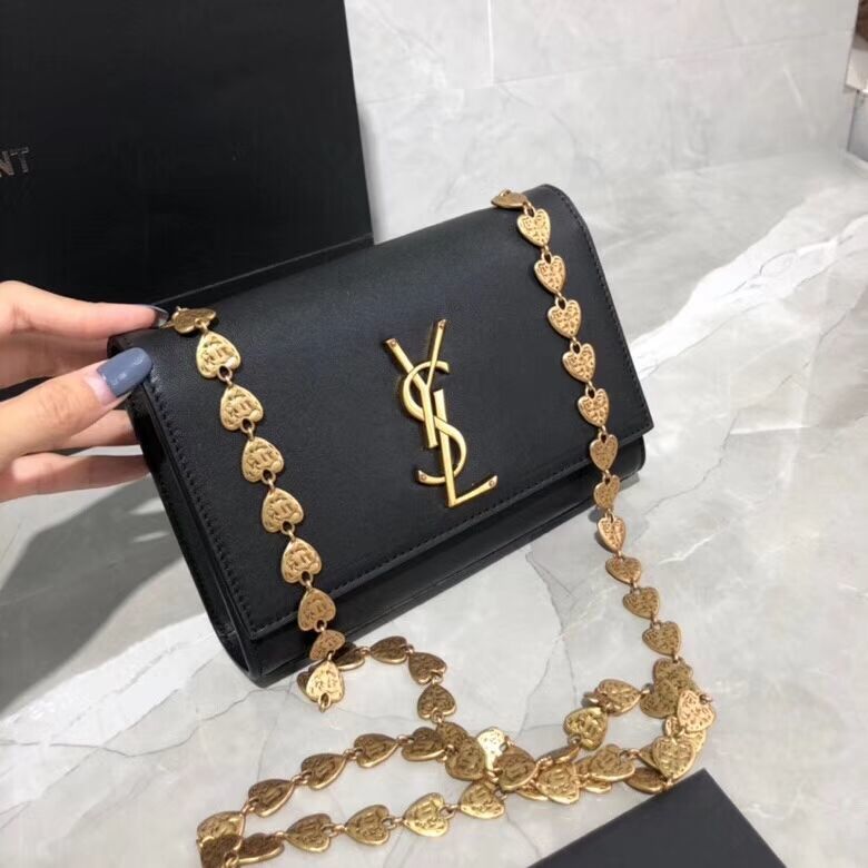 Yves Saint Laurent Kate Small Original Leather Shoulder Bag Y517023 Black