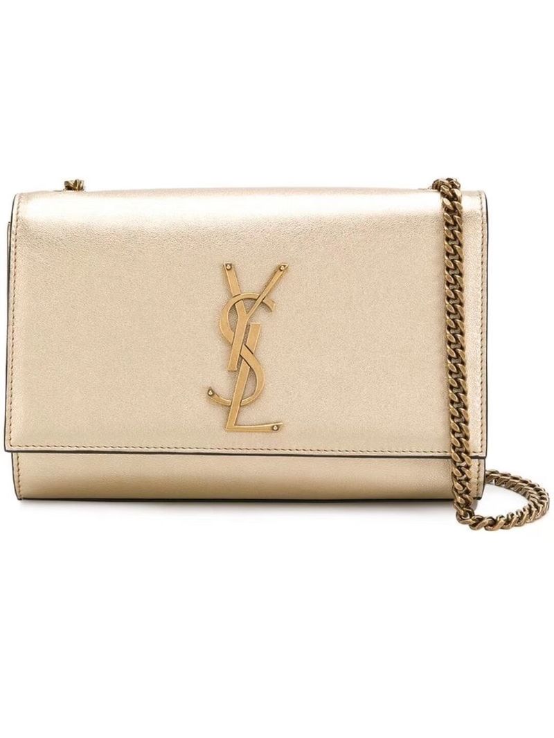 Yves Saint Laurent Kate Small Sheepskin Shoulder Bag Y469390 Gold