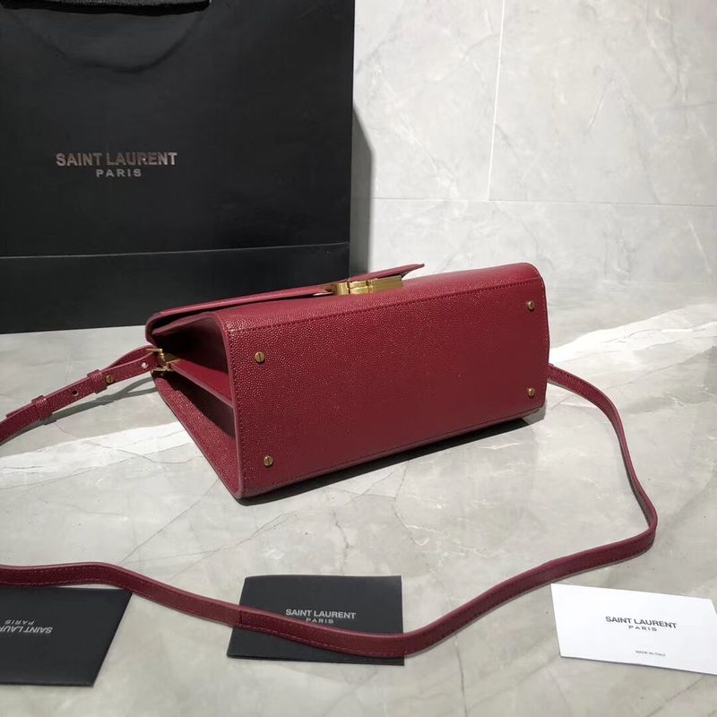 Yves Saint Laurent Original Leather Bag Y578000 Red