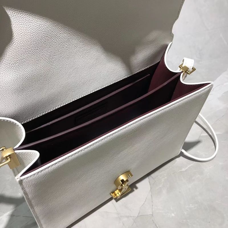 Yves Saint Laurent Original Leather Bag Y578000 White