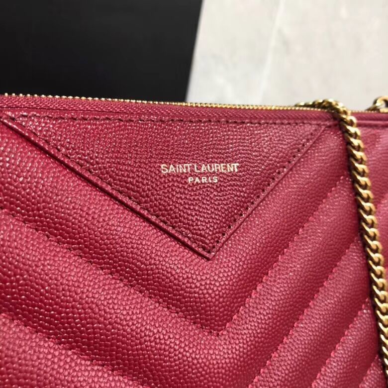 Yves Saint Laurent Shoulder Bag Original Leather Y569267 Red