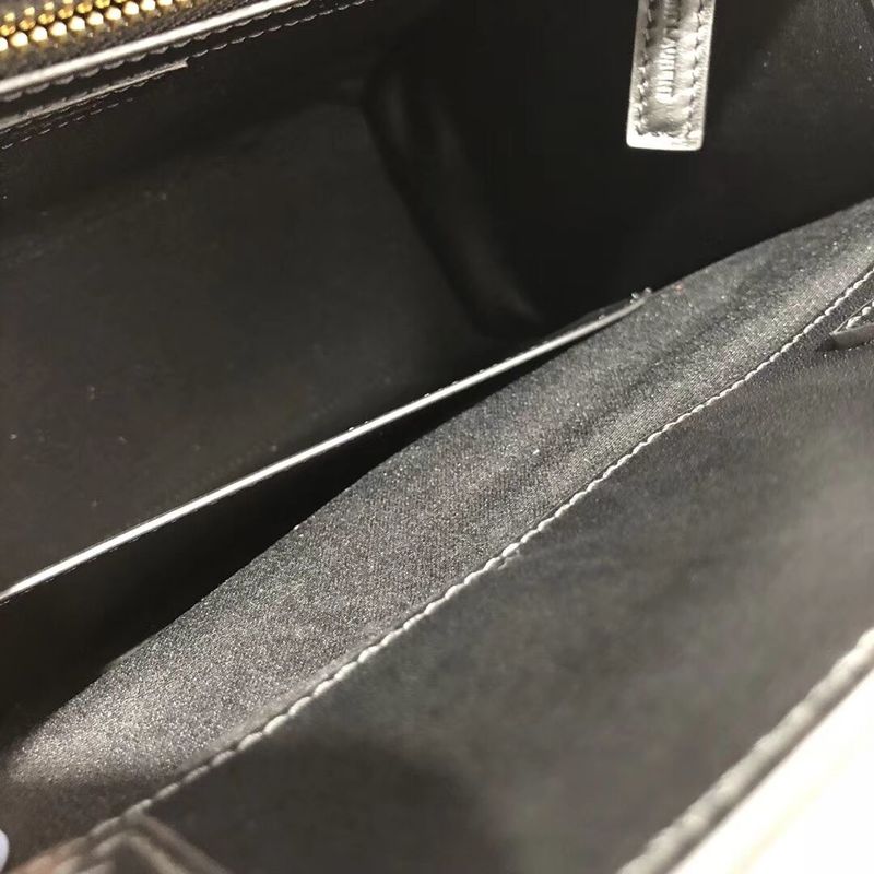 Yves Saint Laurent Top Handle Bag Original Leather Y568702 Black