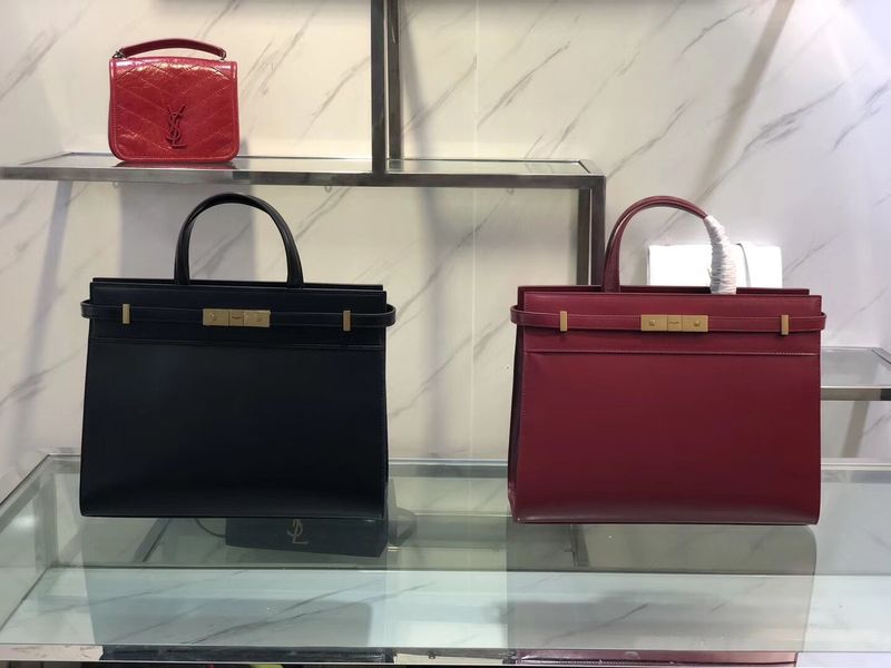 Yves Saint Laurent Top Handle Bag Original Leather Y568702 Red