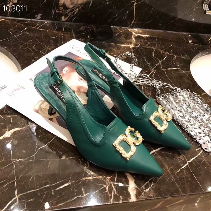 Dolce & Gabbana 6CM High Heels Shoes DG446SJC-1