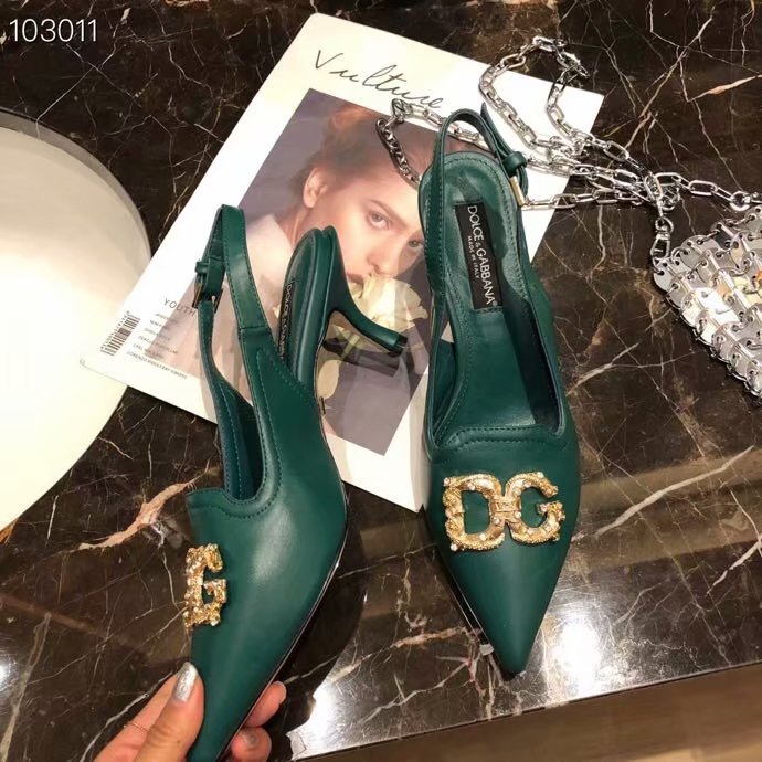 Dolce & Gabbana 6CM High Heels Shoes DG446SJC-1