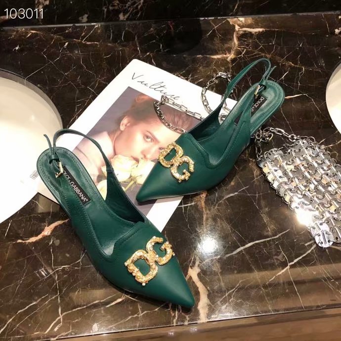 Dolce & Gabbana 6CM High Heels Shoes DG446SJC-1