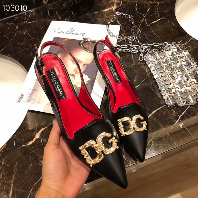 Dolce & Gabbana 6CM High Heels Shoes DG446SJC-2