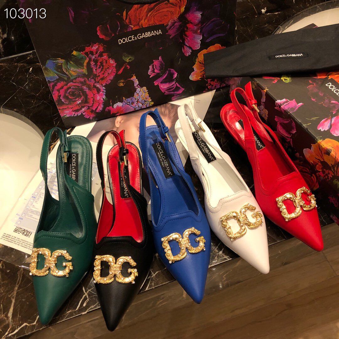 Dolce & Gabbana 6CM High Heels Shoes DG446SJC-3