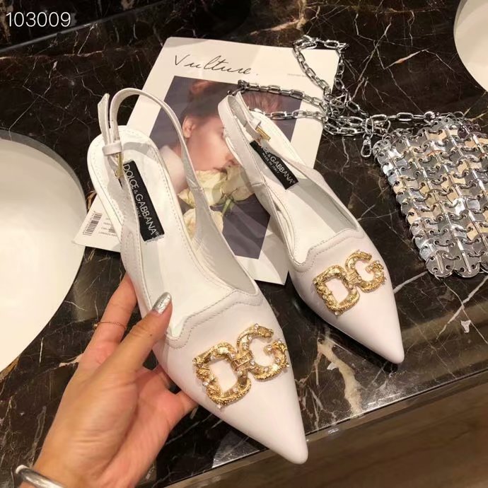 Dolce & Gabbana 6CM High Heels Shoes DG446SJC-4