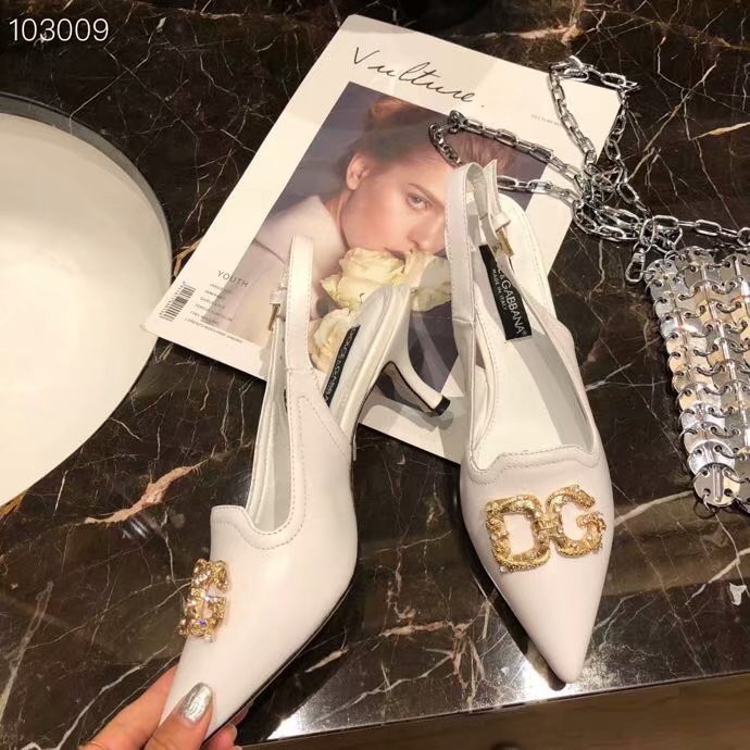 Dolce & Gabbana 6CM High Heels Shoes DG446SJC-4