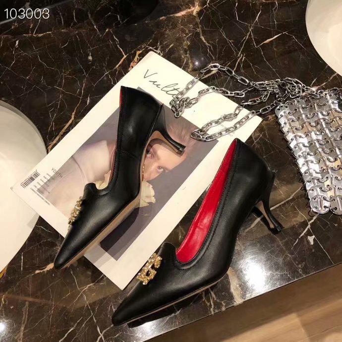 Dolce & Gabbana 6CM High Heels Shoes DG447SJC-4